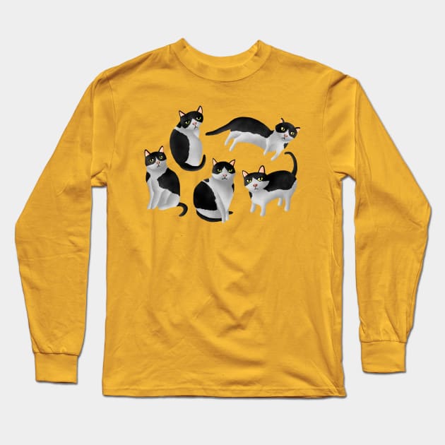 Cats Long Sleeve T-Shirt by CleanRain3675